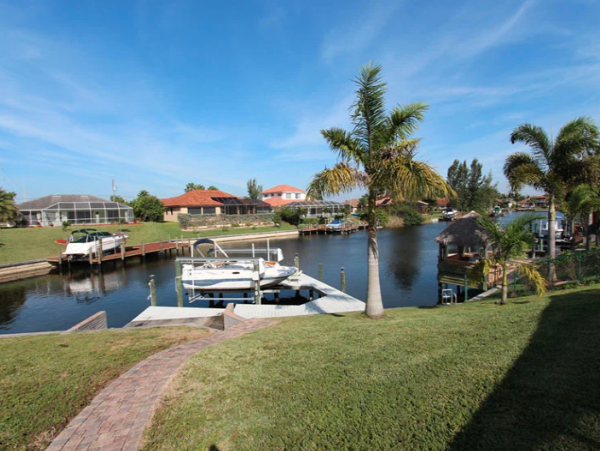 Cape Coral Villa with Private Pool & Water Views
